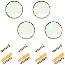 ODAWA Honeydew Round Drawer Knobs Drawer Handle Pulls Dresser Knobs with Screws Drawer Knobs for Cupboard Door, Dresser, Drawer (32mm, 4 Pack)