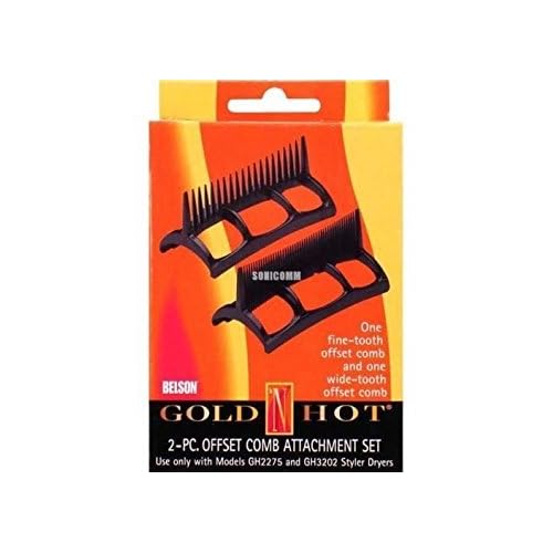 Gold N Hot 2-PC Offset Comb Styler Dryer GH2276 Attachment for GH2275 & GH 3202
