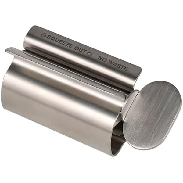 Dulton Tube Squeezer with Stand H21-0366 Toothpaste Squeezer Tube Squeezer Silver