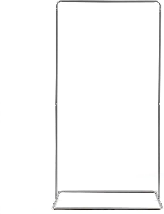 DYRABREST Metal Square Arch Stand Wedding Flower and Ballon Arch Stand Ceremony and Reception Photo Booth Backdrop Stand Party Decoration Display Arch for Birthday, Wedding, 6.56x 3.44ft