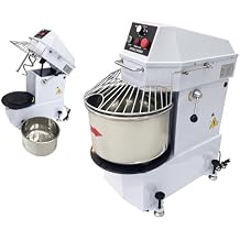20QT Commercial Dough Mixing Machine, 1500W Electric Flour Kneading Stand Mixer, with Detachable Stainless Steel Bucket, Dual Action, for Bakeries Pizzerias
