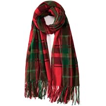 Winter Scarfs for Women - Womens Scarf Fashion Soft Scarf Plaid for Winter, 79" x 28",Warm Long Blanket