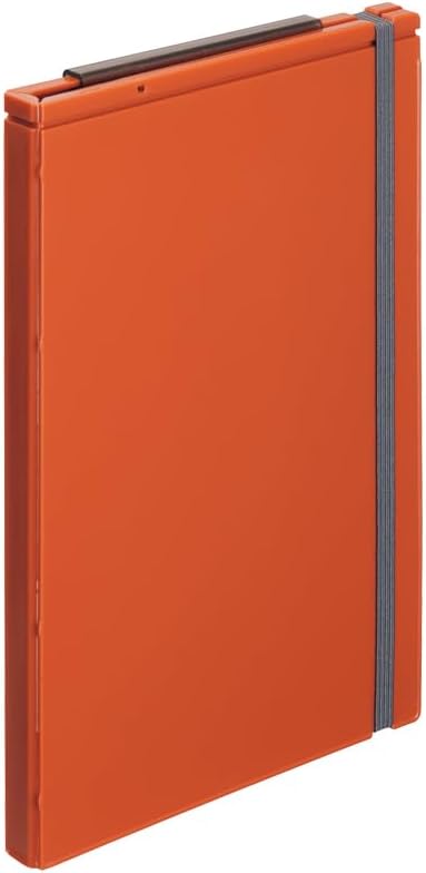 Lihit Lab A2068-4 Bi-Fold Clipboard Mutual A5/A4 Terracotta Orange