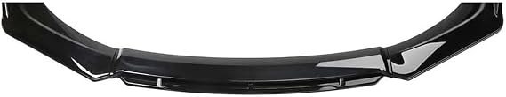 for Ford Mondeo MK5 2015-2026, Front Bumper Lip Spoiler Style Front Bumper Spoiler Splitter Lip Body Kit Splitter Guard Accessories,F/Black