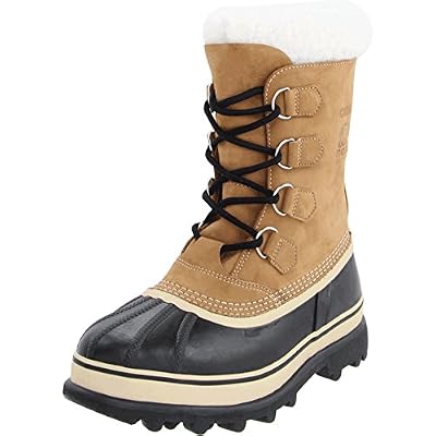 Sorel Mens Caribou Waterproof Snow Boots Winter Warm Fur Lined Mid-Calf