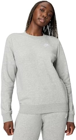 Nike Womens Sportswear Club Fleece Crew-Neck Sweatshirt