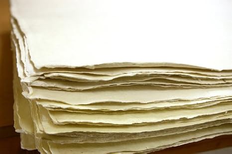 KHADI PAPER WHITE RAG PAPER R1W 210 GSM 22"X30" (3 Sheets)