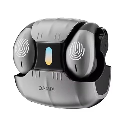 AS-01 LED Wireless Bone Conduction Headphones BT5 .5 Clip-On ENC Gaming Sports Headphones for Smartphone, Black