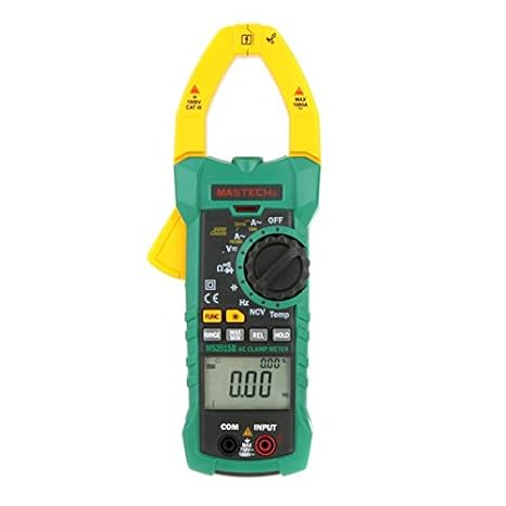 MS2015B 1000A AC Clamp Meters w/Capacitance Frequency Temperature & NCV Test