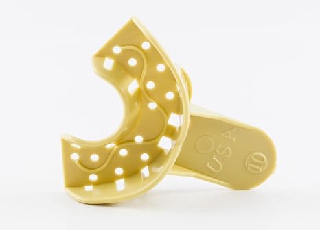 Dental Grillz Lower Anterior Teeth Plastic Mold Impression Trays LA 10 12/Bag