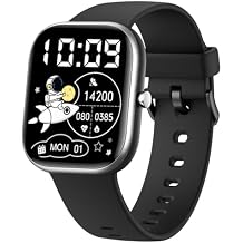 Smart Watch for Kids Fitness Tracker No Phone/APP Needed,19 Sport Mode,1.5" DIY Dial,IP68 Waterproof,Sleep Monitor,Pedometers,Heart Rate,Great Birthday Gift for Boys Girls Teens 6-14 year Olds (Black)