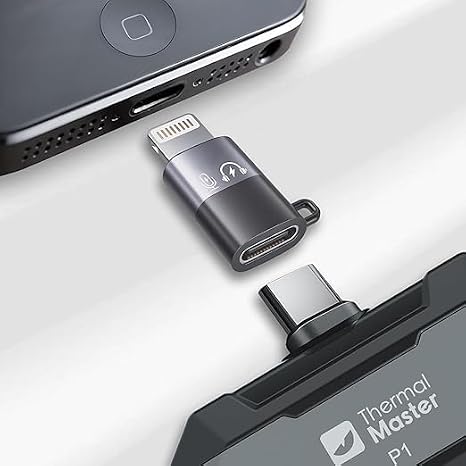 Thermal Master P1 with Type-C to Lightning Adapter, Thermal Camera for iPphone and Android