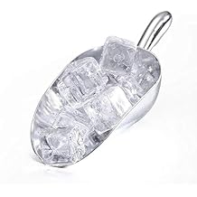 Ice Cube Scoop Cast Aluminum Shovel Scoops Multipurpose Kitchen Spoon For Ice Maker Freezer Coffee Bean Food 38 oz