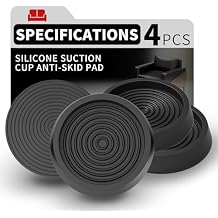 Non Slip Furniture Pads for Hardwood Floors(3 inch),Anti Slip Furniture Sliders,Rubber Furniture Pads Non Slip,Non Skid Furniture Grippers ,Bed Wheel Stopper Suitable for Sofa, Bed, Couch (4PCS)
