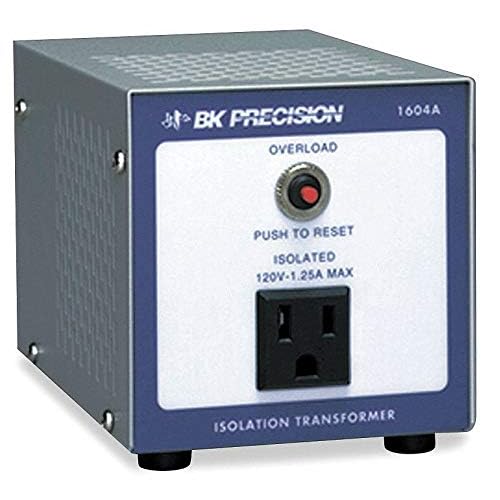 B&K Precision 150VA Isolation Transformer, Input Voltage: 120VAC, Output Voltage: 117 to 124VAC
