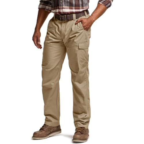 CQR Mens Winter Tactical Cargo Pants, Thermal Fleece Lined Outdoor Snow Ski Hiking Work