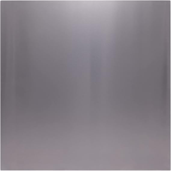 Stainless Steel Backsplash, 30" X 30", Flat Panel