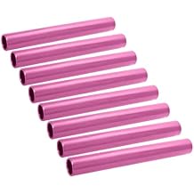 GOGO 8 Pieces Official Aluminum Track & Field Races Relay Batons