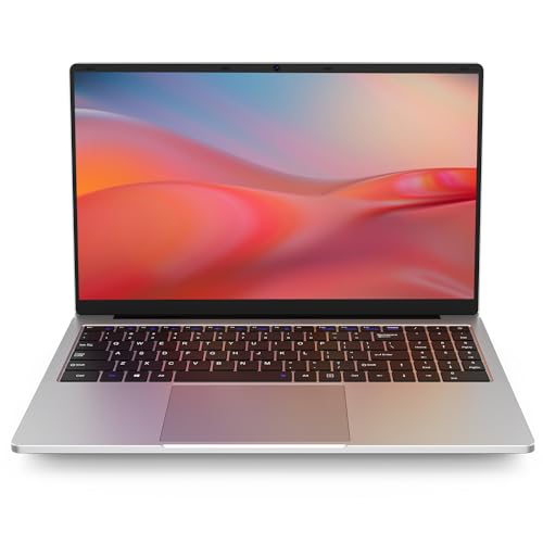 OTVOC Laptop 15.6 inch Win11, VocBook 15 Pro, Celeron N5105, Up to 2.9GHz, 16GB Dual Channel RAM, 512GB NVME SSD, FHD IPS, 2.0MP, 2.4G5G WiFi, BT 5.0, Type-C, HDMI, RJ45, HDD, Silver