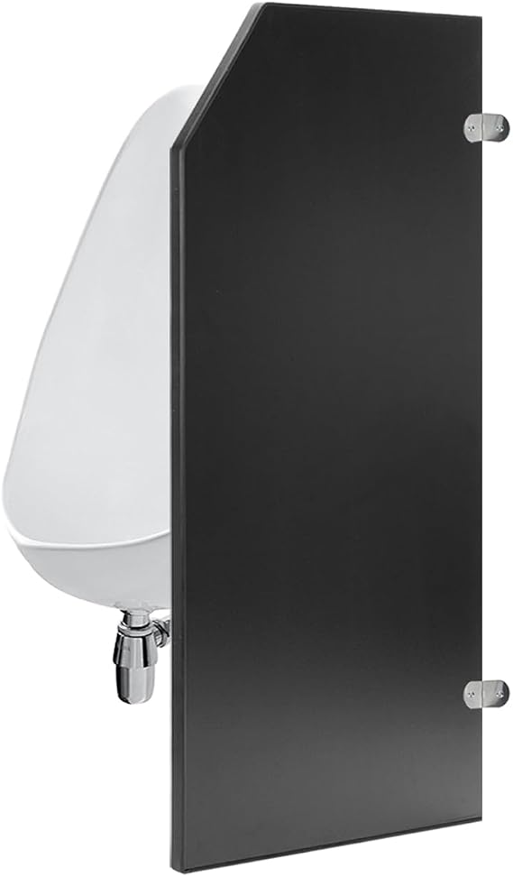 Urinal Partition,Bathroom Partition,Toilet Protection Divider,Wall-Mounted Urinal Screen Toilet Divider for Hotel,Schools,Shopping Malls Public Places,1 PCS