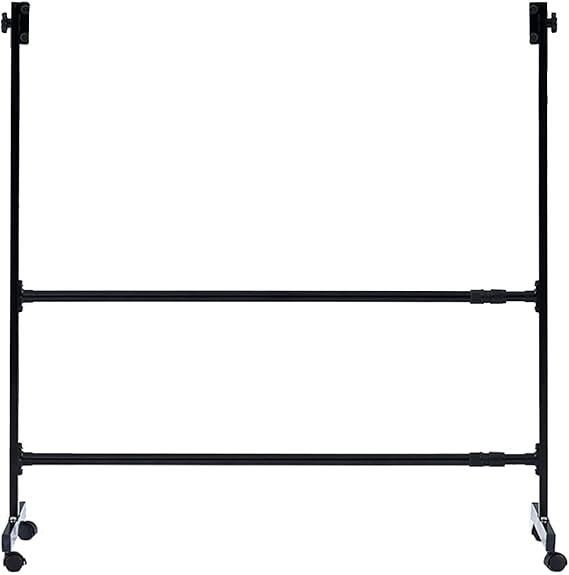 Mobile whiteboard Mobile Stand Large Dry Erase Board Portable Rolling Metal Easel for Office Classroom Home, Black,Stand Only