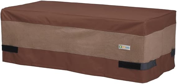 DUCKCOVERS Ultimate Waterproof 47 Inch Rectangular Patio Coffee Table Cover, Outdoor Ottoman Cover