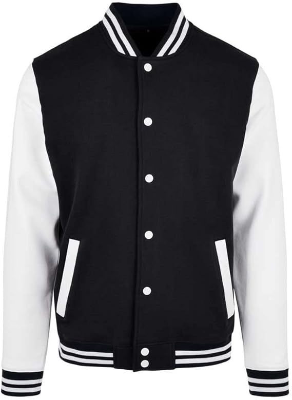 Build Your Brand Men's Basic College Jacket Jacket (pack of 1)