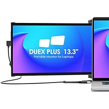 New Mobile Pixels Duex Plus Portable Monitor, 13.3" Full HD 1080P IPS Dual Laptop Monitor, USB C/USB A Plug and Play Portable Display,Windows,Mac,Android,Switch Compatible