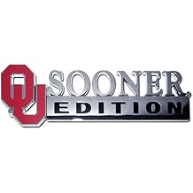 Oklahoma Sooner Edition ABS Chrome Auto Emblem