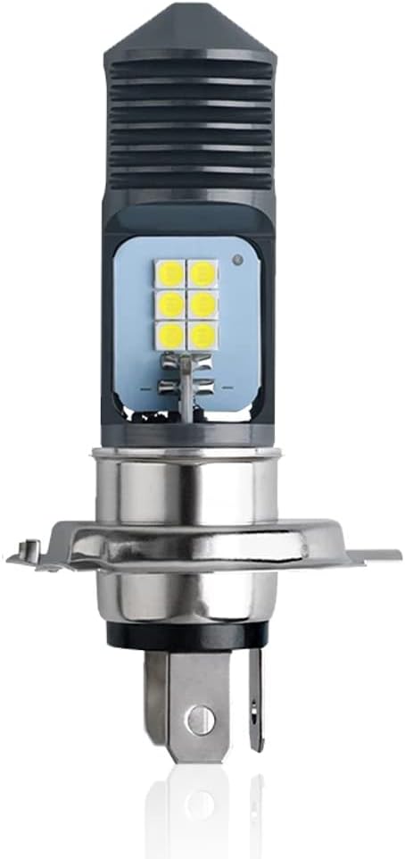 YSY 1Pcs H4 LED Motorcycle Scooter Bulbs Hi/Lo Beam Amber&White Driving Lamp