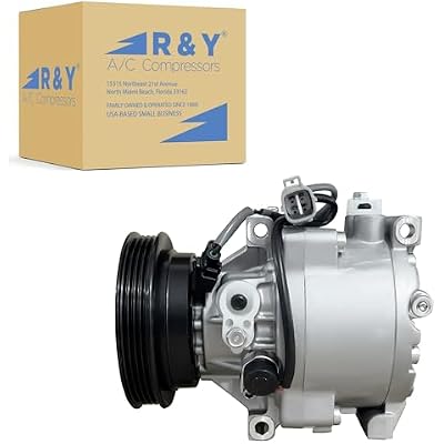 RYC New Automotive Air Conditioning Compressor and AC Clutch GH338 Fits Toyota Tercel 1.5L 1997-1998