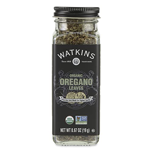 Watkins Gourmet Organic Spice Jar, Oregano Leaves, 0.67 Ounce