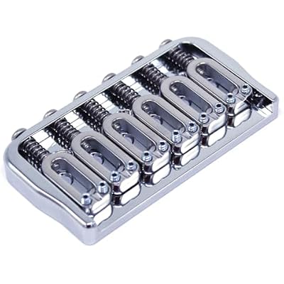 Hipshot 6-String US Fixed Guitar Bridge .125 Chrome
