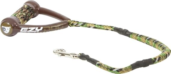 EzyDog Cujo, Short Shock Absorbing Bungee Dog Leash - 25", Green Camo | 6 Inches of Stretch, Short Leash Gives More Control Over Heavy Pullers, Pyramid Pull System, Comfortable Handle