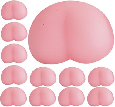 Pinch Toys Cute Squeeze Stress Relief Toy for Kids Mini Soft TPR Fun Squishy Fidget Perfect for Home and Office Decoration Pink 1 57 X 1 37 X 0 74 Inch