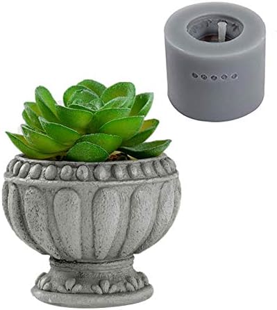 NICOLE Silicone Molds for Concrete Succulent Flower Pot Concrete Cement Clay Mold Silicone Resin Mold Candle Soap Making Mould