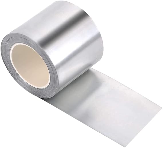 RotoMetals Zinc Metal Strip for Roof and Garden - 50 Feet x 2.5-3 Inches - Prevents Roofing Stains