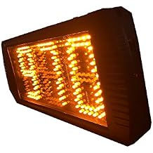 AZOOU 5" LED Days Countdown Timer Support Max 999 Days Count Yellow Color