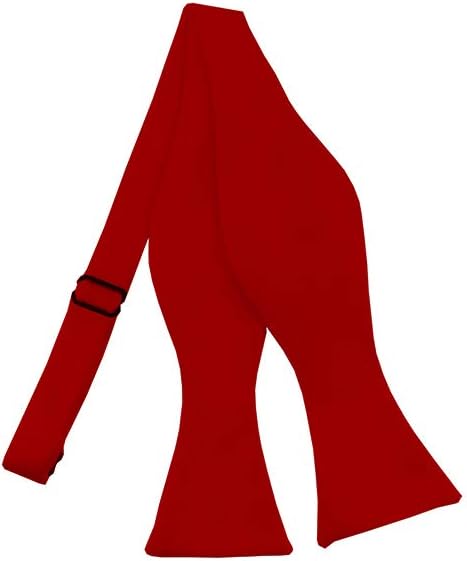 Solid Color Self-Tie Bow Tie