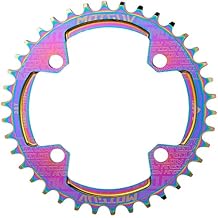 YBEKI 104BCD Chainring - CNC 7075-T6 Aluminum Narrow-Wide Round Chainwheel for MTB/Road Bikes (32-38T) | Compatible with Shimano/SRAM 8-11 Speed | Ultra-Light | Anti-Drop Design