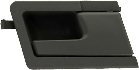 Truvix Auto Exterior Door Handle for VW for Transporter for Caravelle T4 for Eurovan Black/Grey Interior Inside Inner Door Handle Front Left+Right(Right 4)