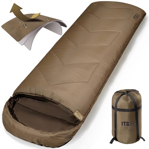 Cold Weather Sleeping Bag for Camping, 36F to 45F Backpacking Sleeping Bags for Adults with Compression Sack for Camping, Hiking, Hunting and Outdoor Travel