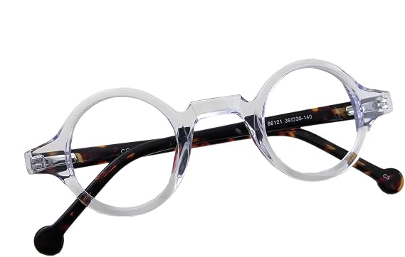 Circleperson Men Women Eyeglass frames Optical spring hinges small round