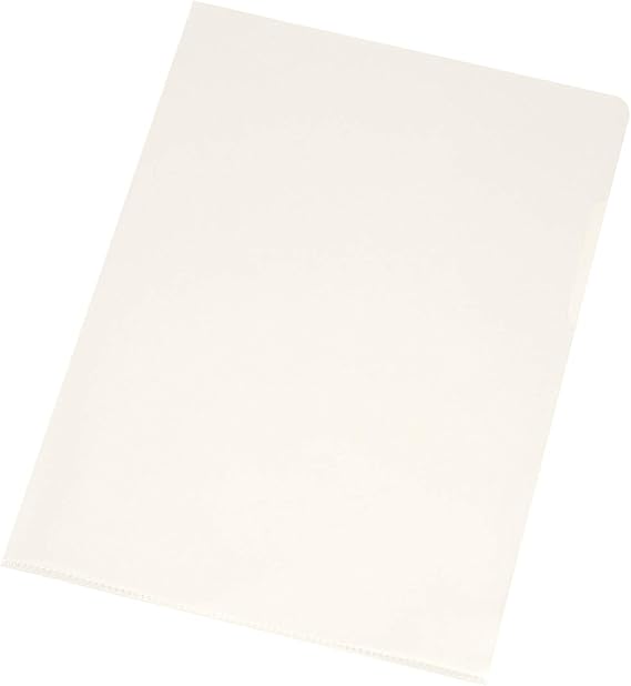 Q-Connect A4 Cut Flush Folder(Pack of 100) - Clear