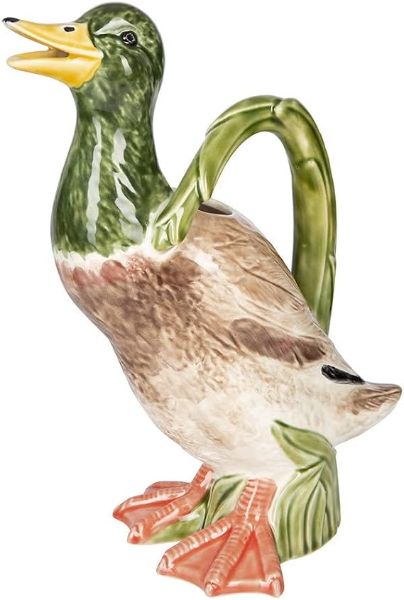 Bordallo Pinheiro Pitcher, Duck.,