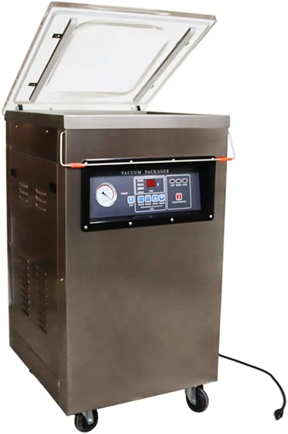 Single Chamber Vacuum Packaging Machine DZ400 Vacuum Sealer Machine for Food Saver Home Commercial Using 110V 800W 15.7 inch Sealing Bars