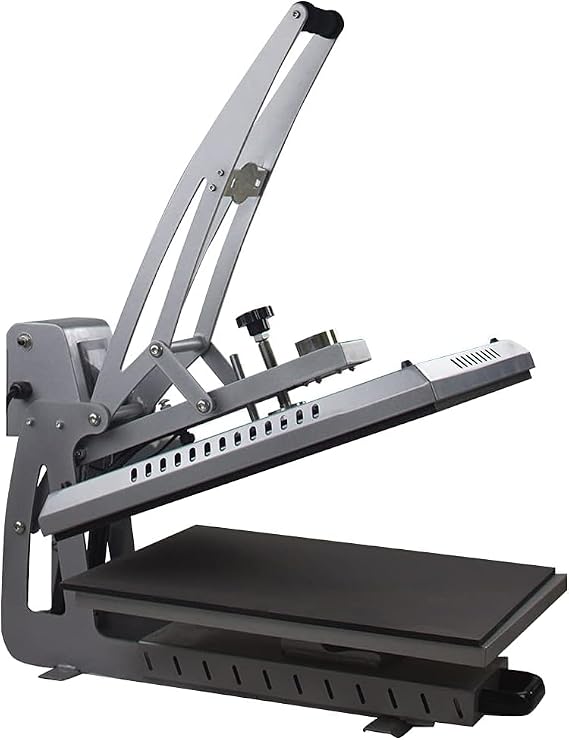 Automatic Heat Press Machine Auto Open Slide-Out Draw Semi Unique Design High Pressure Heat Press Machine for T Shirt, Cushion Cover CH1702 (CH1702 40x50cm)