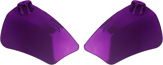 Motorcycle PC ST Headlight Fairing Air Deflector Side Wing Windshield Kit Fit for Harley Softail Low Rider ST 2022-up Purple