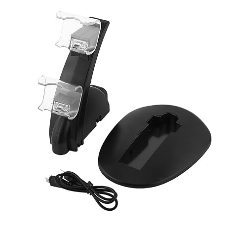 Charging Docking Station Stand for Game Controller, Dual Console Charger Compatible with Slim/Pro Controller