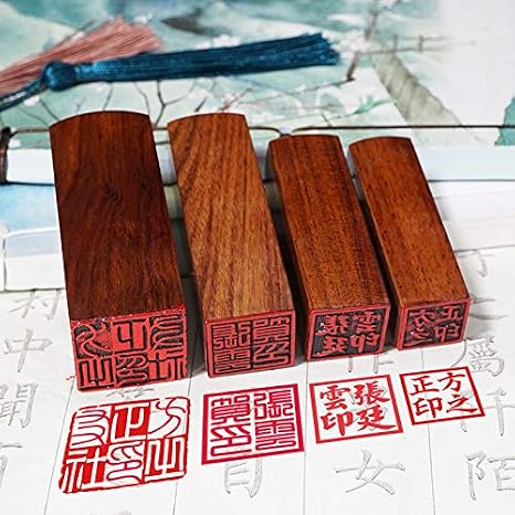 Square Japanese Hanko Chop Japanese Name Stamp Chinese Name Stamp Custom Wood Stamp Japanese Stationery Chinese Name Seal
